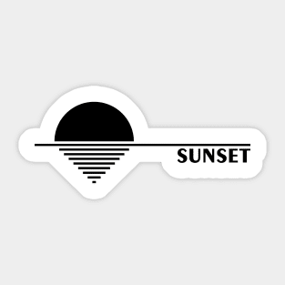 Sunset Sticker